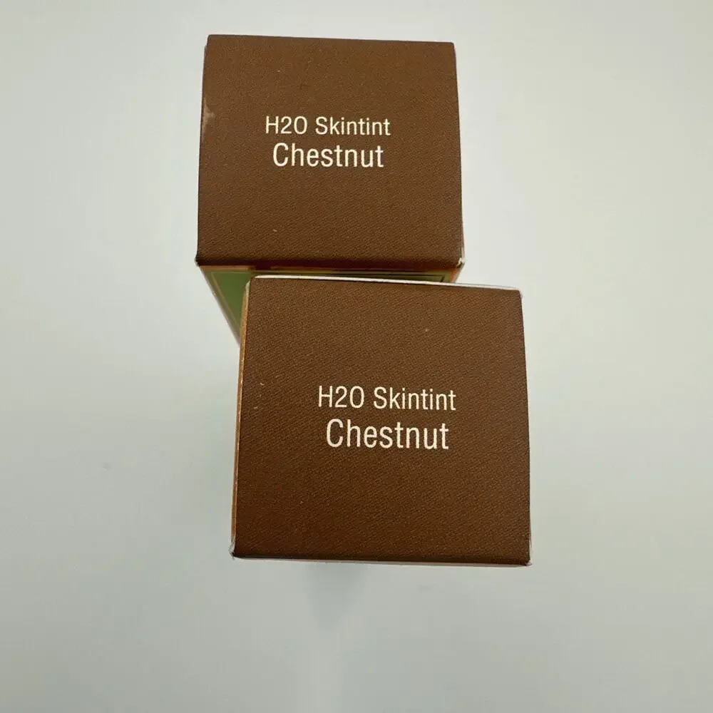 PIXI By Petra SkinTint TINTED Moisturizer Face Gel Chestnut Makeup - 2 Boxes